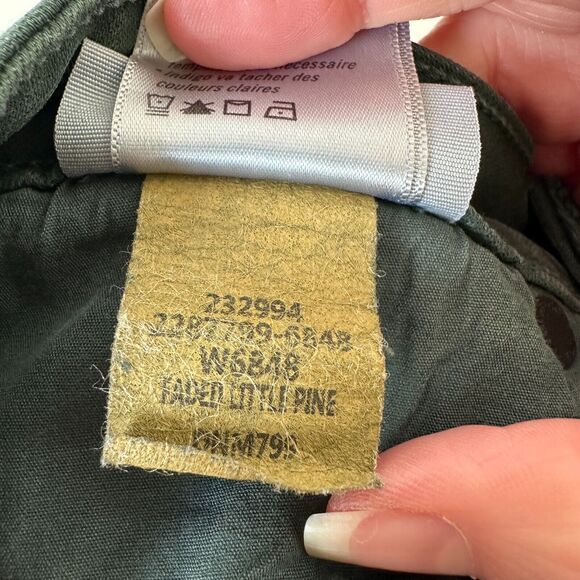 Paige Green Petite Verdugo Ankle Faded Little Pine Skinny Mid Rise Jean 26P - Picture 9 of 15